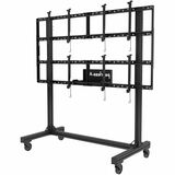 Portabler Videowand-Wagen f&uuml;r Konfiguration 2x2 F&uuml;r 46- bis 60-Zoll-Displays