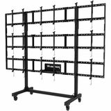 Tragbarer Videowand-Rollwagen f&uuml;r die Konfigurationen 2x2, 3x2 oder 3x3 F&uuml;r Displays von 46 bis 55 Zoll