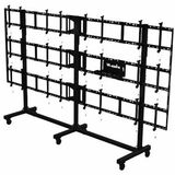 SmartMount&reg; Mobiler Videowand-Rollwagen, Konfiguration 4x3 FÜR DISPLAYS VON 46" BIS 55"