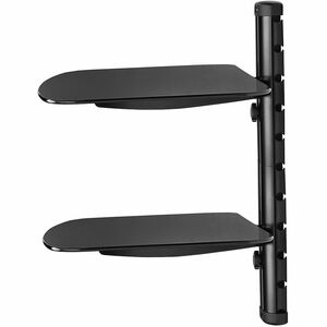 Dual AV Wall Shelf with Glass