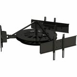 Multi-Display-Deckenhalterung f&uuml;r 3 Teleskoparme F&uuml;r 37- bis 80-Zoll-Displays