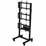 SmartMount&reg; Mobiler Videowand-Rollwagen, Konfiguration 1x3 FÜR DISPLAYS VON 46" BIS 60"